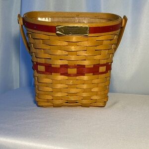 Longaberger Vintage Christmas Collection 1998 Glad Tidings Basket & Liner